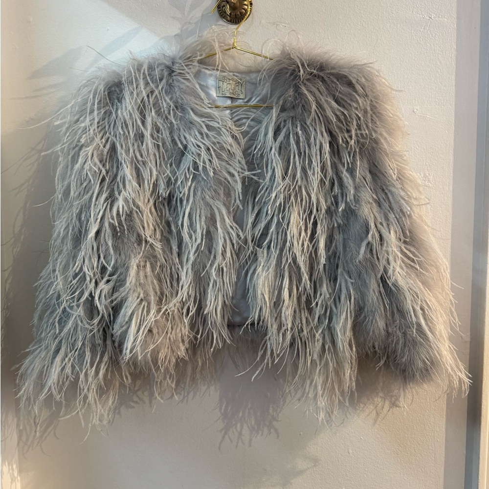 Grey Feather Jacket